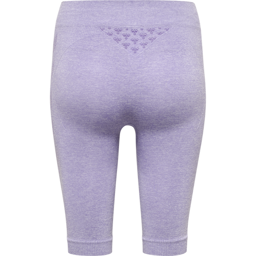hmlCI SEAMLESS CYCLING SHORTS, LAVENDER MELANGE, packshot