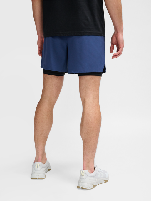 hmlMT FAST 2 IN 1 SHORTS, INSIGNIA BLUE, model