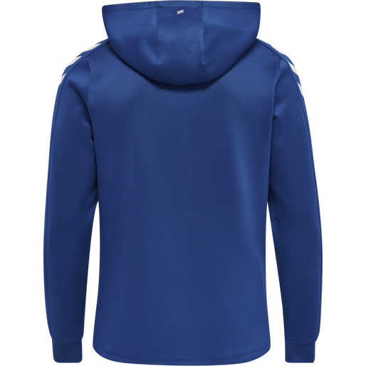 hmlCORE XK POLY SWEAT HOODIE, TRUE BLUE, packshot