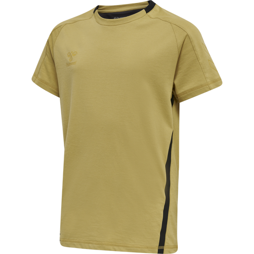 hmlCIMA XK T-SHIRT S/S KIDS, ANTIQUE GOLD hmlCIMA XK T-SHIRT S/S KIDS, ANTIQUE GOLD, packshot