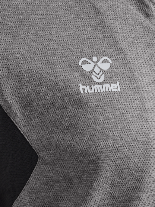 hmlAUTHENTIC PL ZIP JACKET, GREY MELANGE, packshot