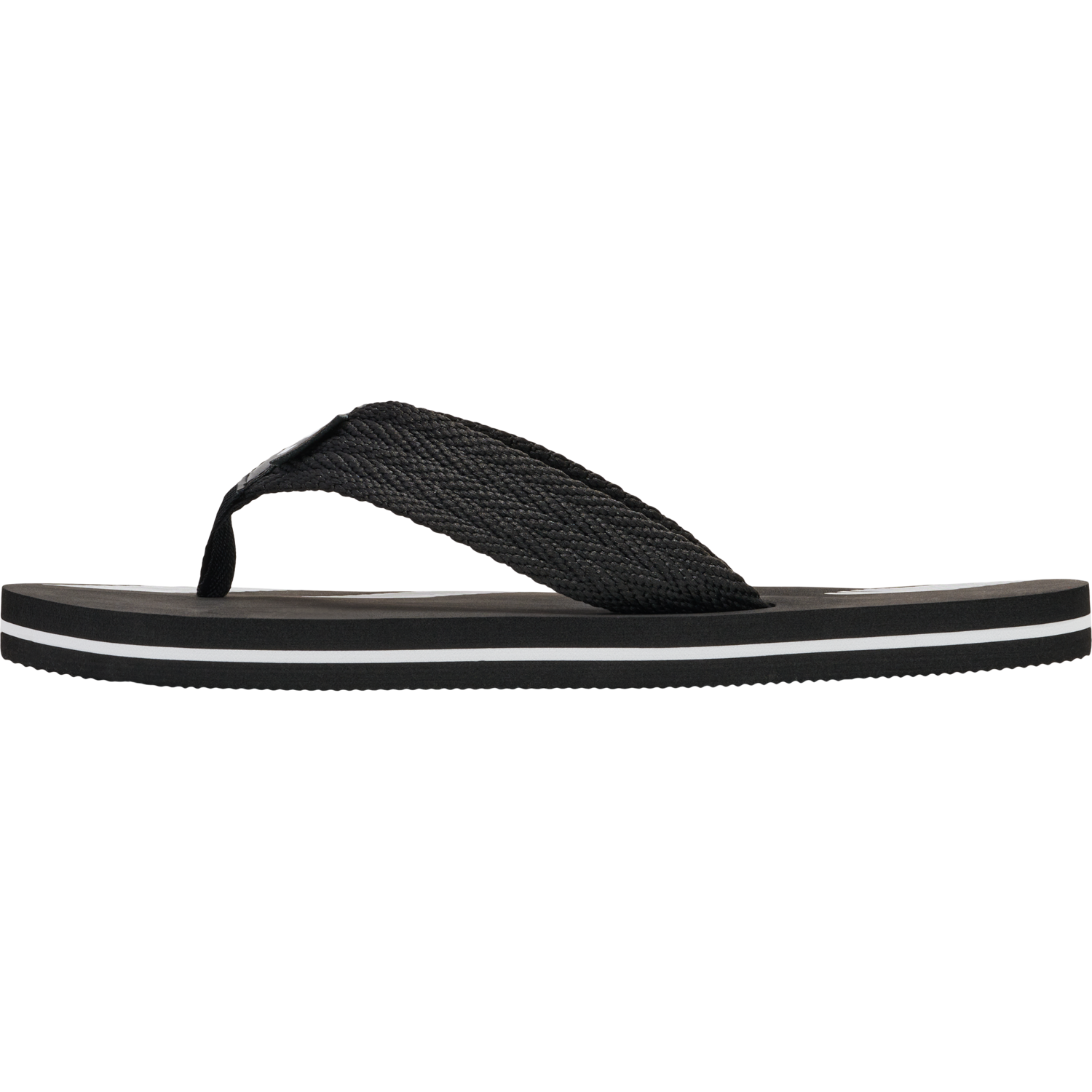 CHEVRON SPORT FLIP FLOP, BLACK, packshot
