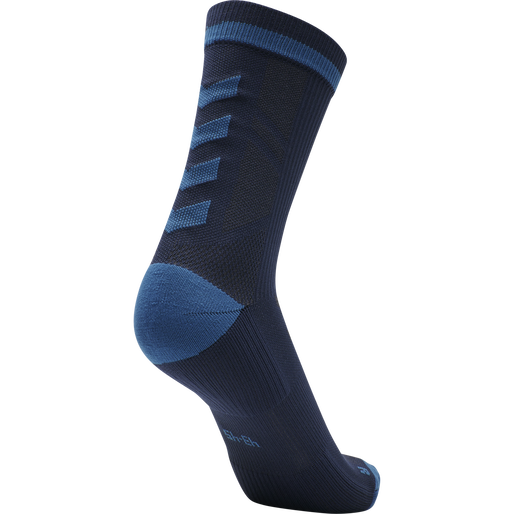 ELITE INDOOR SOCK LOW PA, DARK SAPPHIRE/BLUE CORAL, packshot