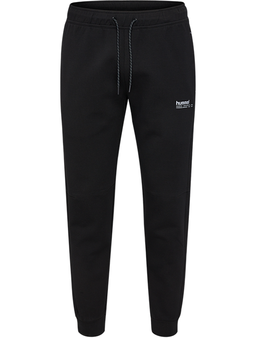 hmlTECH FLEECE REGULAR PANTS, BLACK hmlTECH FLEECE REGULAR PANTS, BLACK, packshot