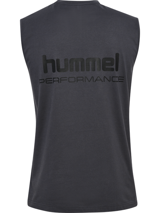 hmlHIIT MUSCLE TANK TOP, EBONY, packshot