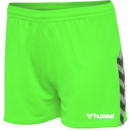 hmlAUTHENTIC POLY SHORTS WOMAN, GREEN GECKO, packshot