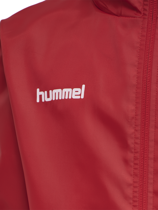 hmlPROMO RAIN JACKET KIDS, TRUE RED, packshot