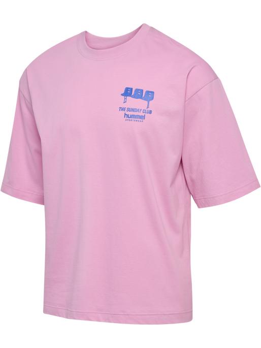 hmlOVERSIZED T-SHIRT S/S SUNDAY, PASTEL LAVENDER, packshot