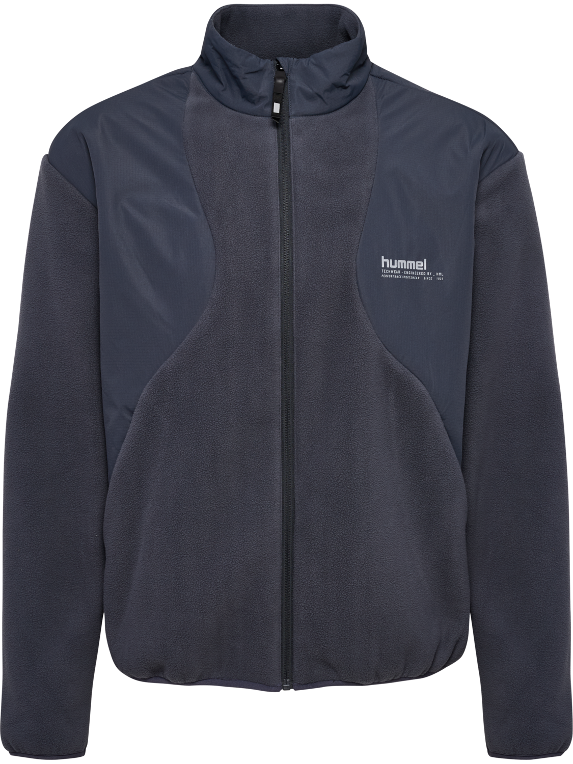 hmlHYBRID FLEECE JACKET, EBONY, packshot