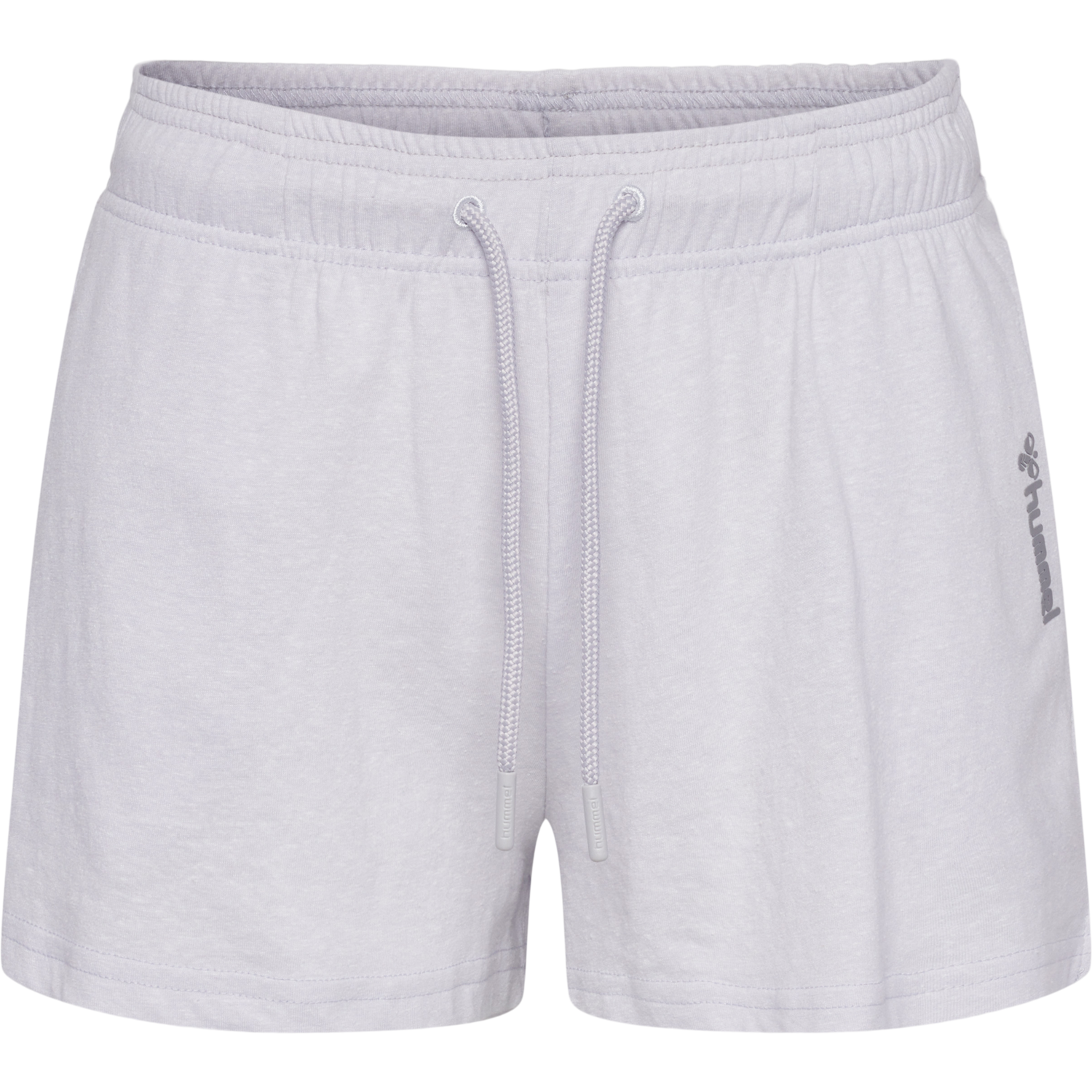 hmlZANDRA SHORTS, LIGHT GREY MELANGE, packshot