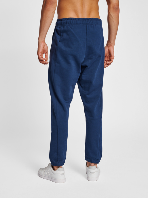 hmlLGC AUSTIN REGULAR PANTS, DRESS BLUES, model