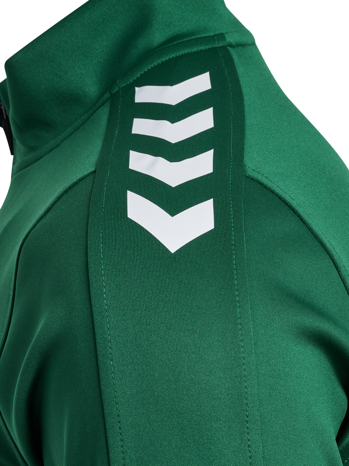 hmlCORE XK POLY ZIP SWEAT WOMAN, EVERGREEN, packshot