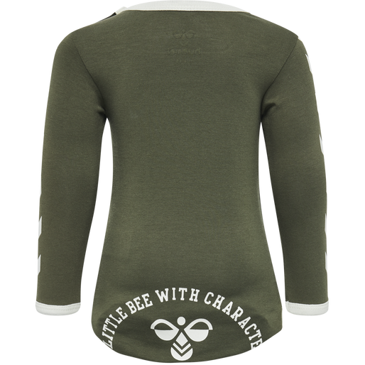 hmlFLIPPER LS BODYSTOCKING, OLIVE NIGHT, packshot