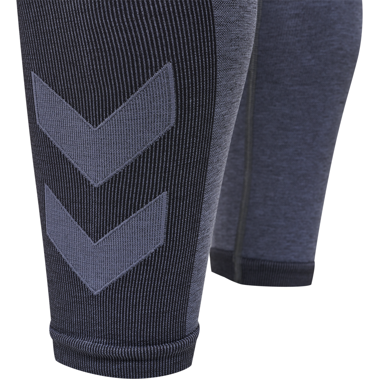 hmlTE MIKE SEAMLESS TIGHTS, BLACK/ASPHALT MELANGE, packshot