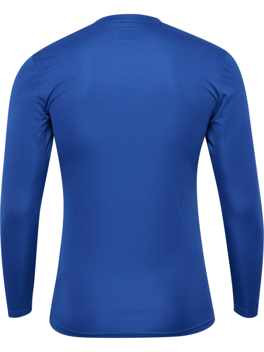 hmlBL ESSENTIAL TEE L/S, TRUE BLUE, packshot