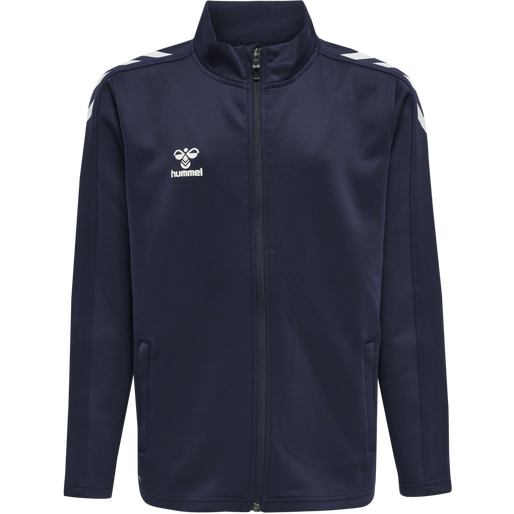 hmlCORE XK POLY ZIP SWEAT KIDS, MARINE, packshot