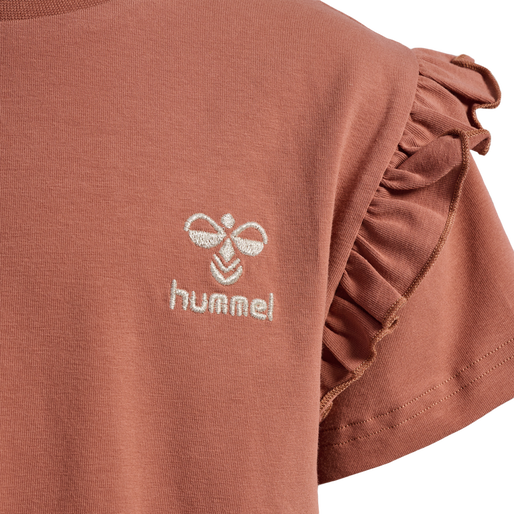 hmlJUMPY DRESS S/S, COPPER BROWN, packshot