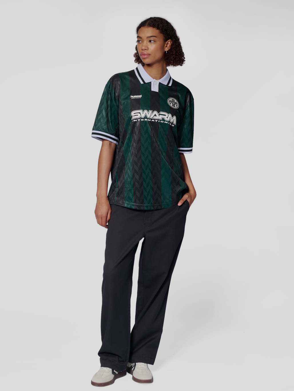hummel LOOSE FOOTBALL JERSEY S/S - PONDEROSA PINE | hummel.es