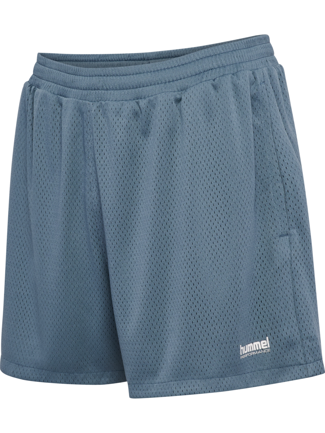 hmlPULSE MESH SHORTS, BLUE MIRAGE, packshot