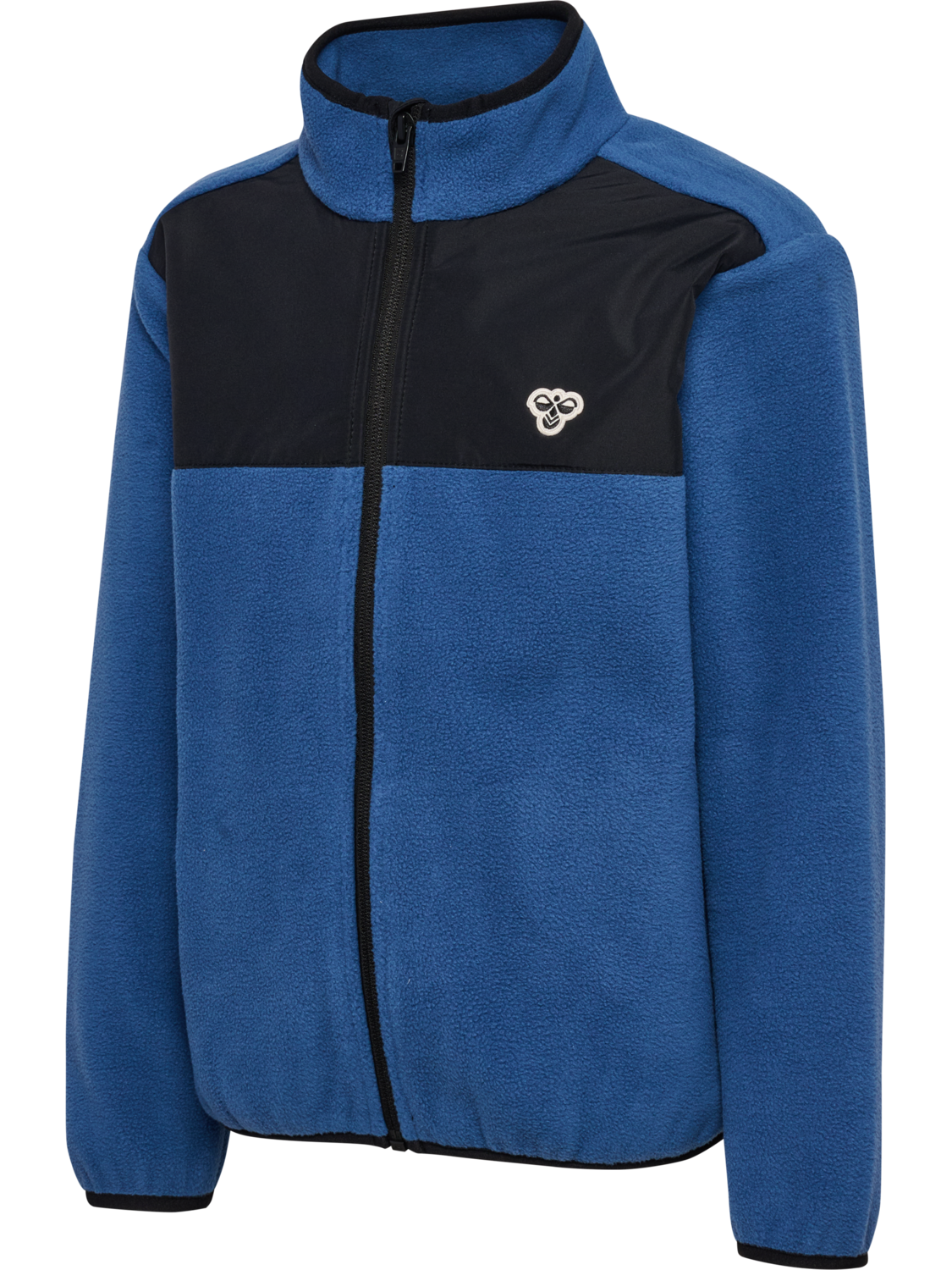 hmlJR FLEECE ZIP JACKET, TRUE NAVY, packshot
