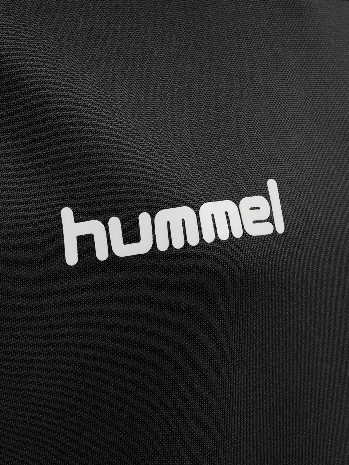 hmlPROMO KIDS POLY HOODIE, BLACK, packshot