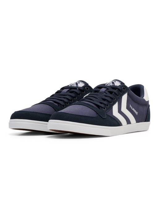 HUMMEL SLIMMER STADIL LOW, DRESS BLUES/WHITE KH, packshot