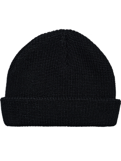 hmlHALF RIB BEANIE, BLACK, packshot