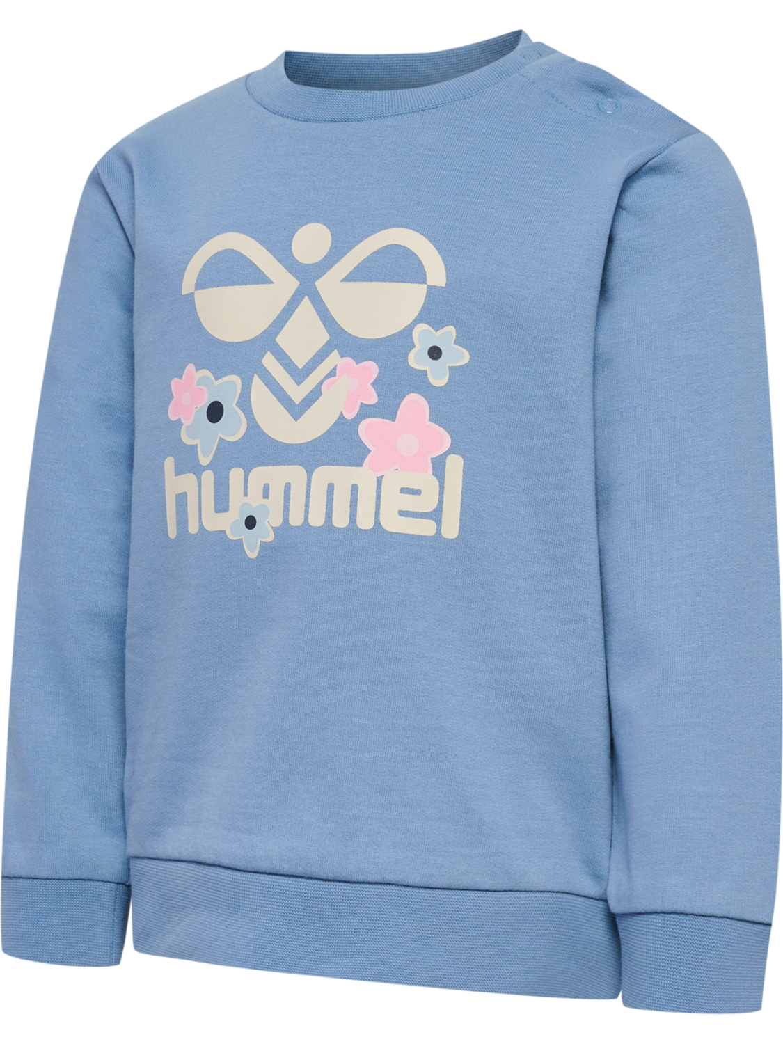 hmlLIME SWEATSHIRT, FADED DENIM, packshot