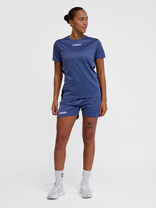 hmlMULTI PL JERSEY WOMAN, BLUE INDIGO, model