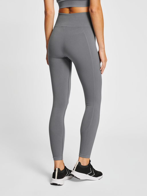 hmlTIF SEAMLESS HIGH WAIST TIGHTS, QUIET SHADE/QUIET SHADE, model