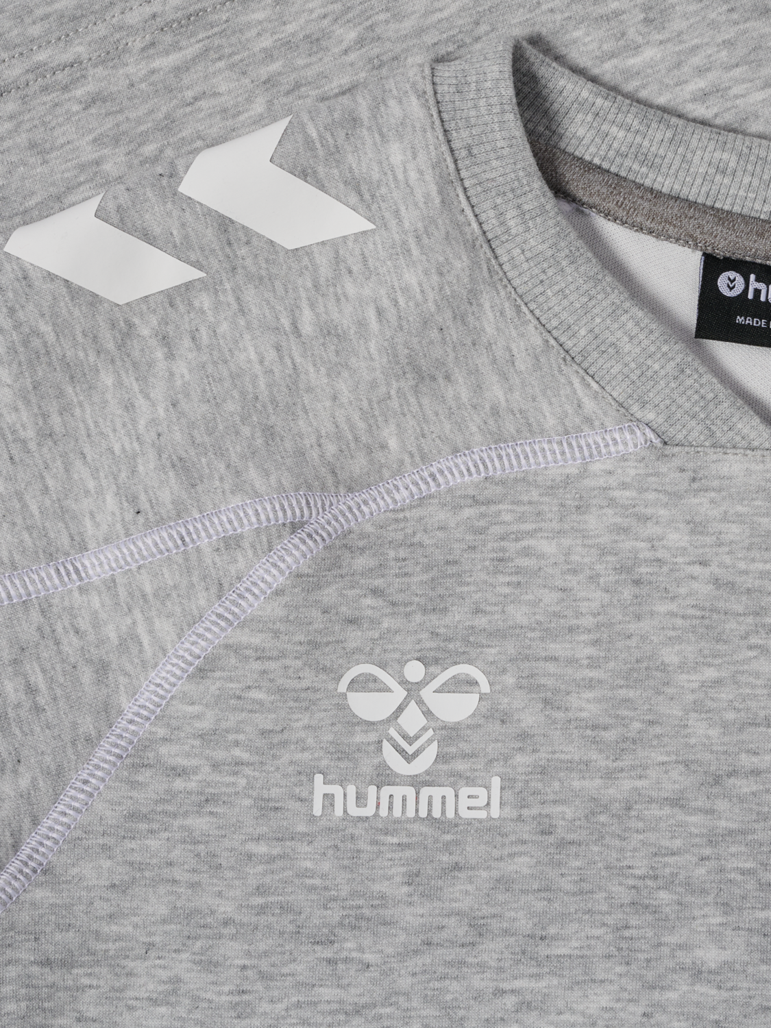 hmlMOVE 2.0 T-SHIRT S/S KIDS, GREY MELANGE, packshot