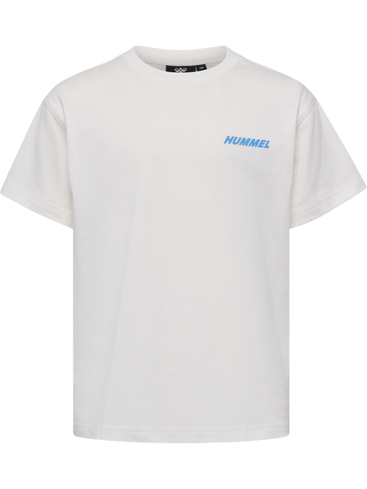 hmlCASPER T-SHIRT S/S, MARSHMALLOW, packshot