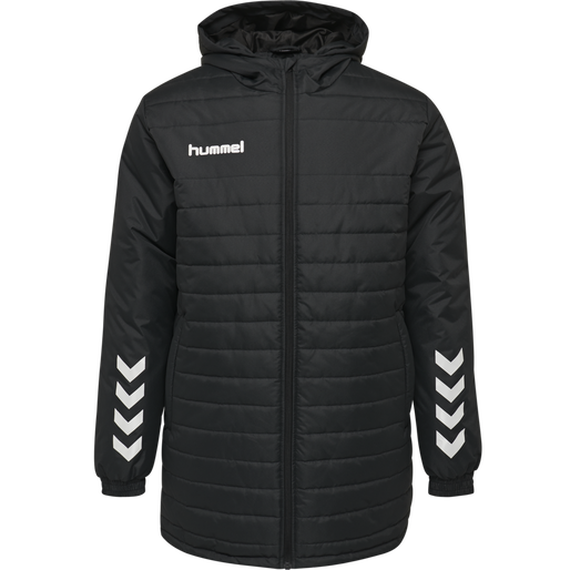 hmlPROMO BENCH JACKET, BLACK hmlPROMO BENCH JACKET, BLACK, packshot