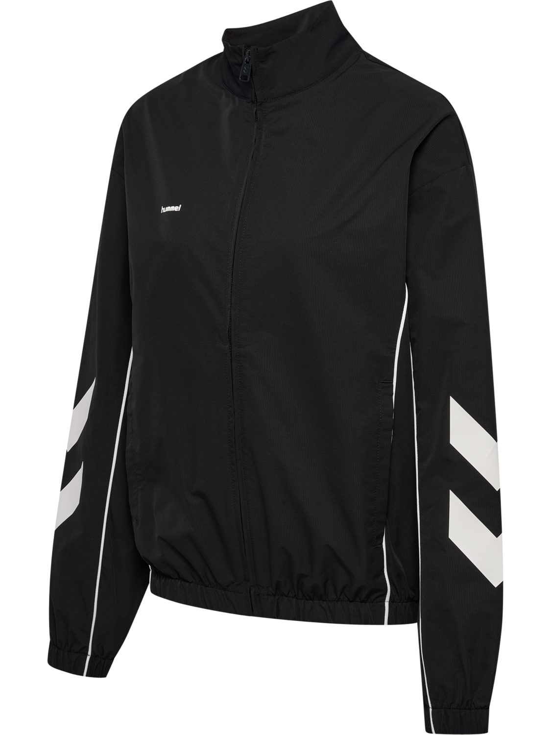 hmlI-D RIPSTOP TRACK JACKET, BLACK BEAUTY, packshot