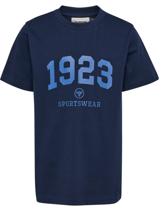 hmlJR GRAPHIC 1923 T-SHIRT S/S, DRESS BLUES, packshot