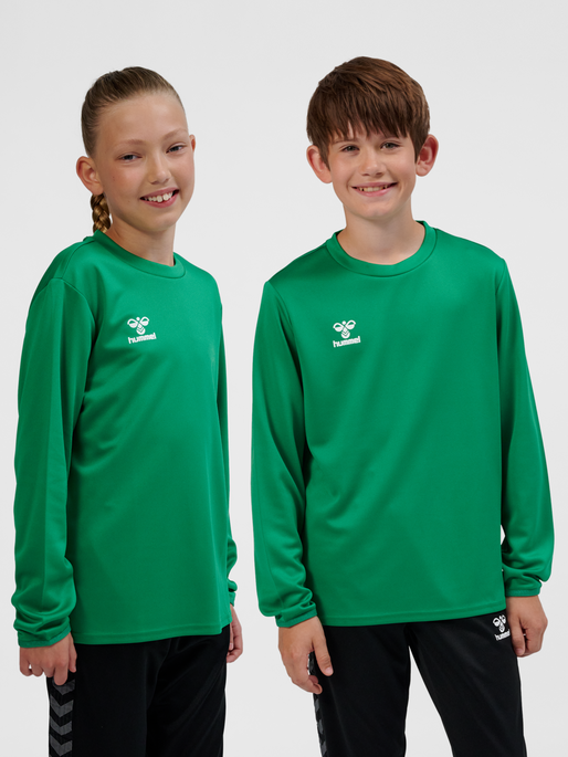 hmlESSENTIAL SWEATSHIRT KIDS, JELLY BEAN, model