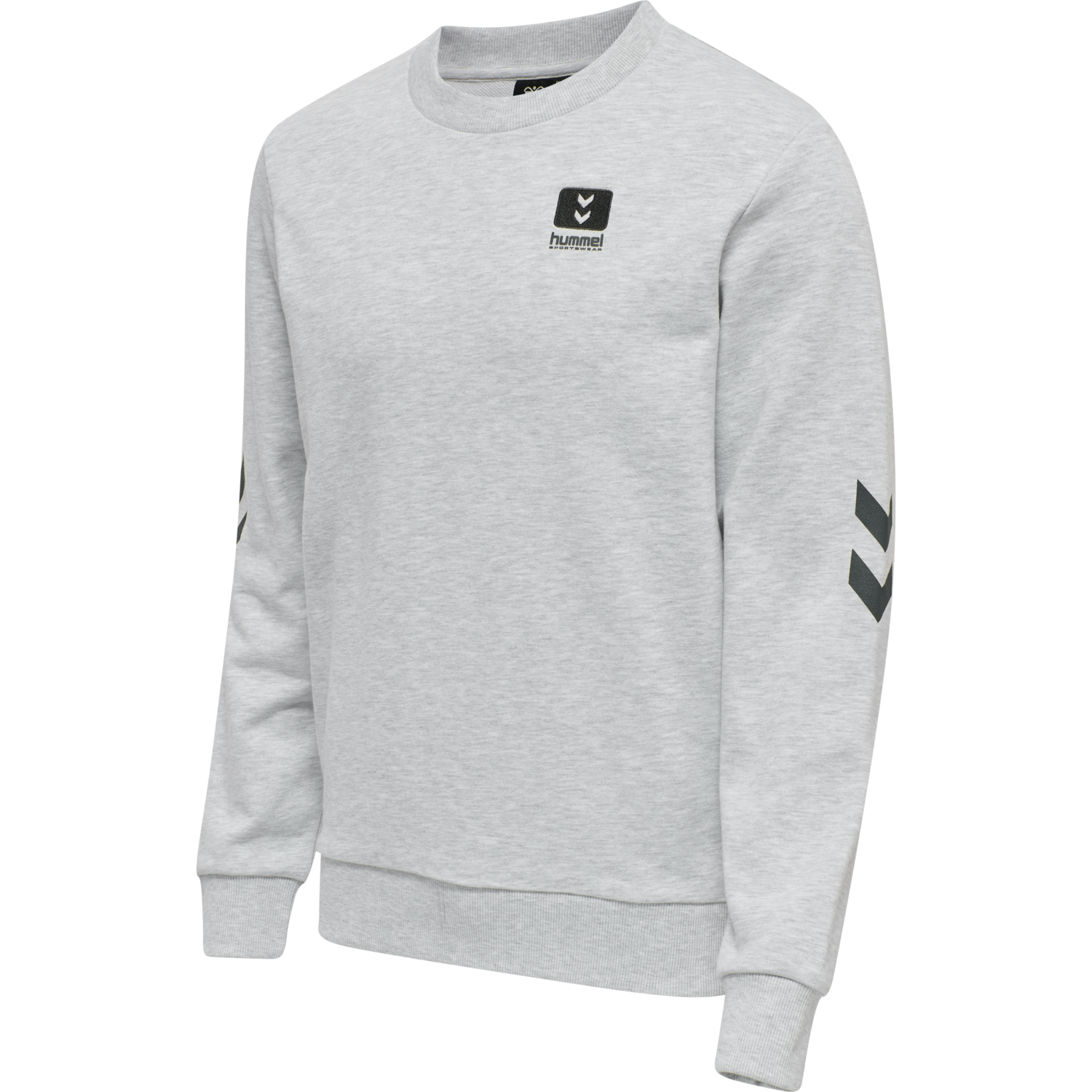 hmlLGC LIAM SWEATSHIRT, LIGHT GREY MELANGE, packshot