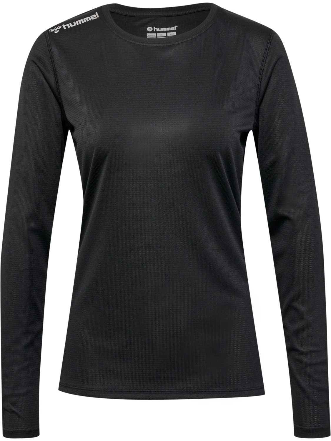 hmlRUN JERSEY L/S WOMAN, BLACK, packshot