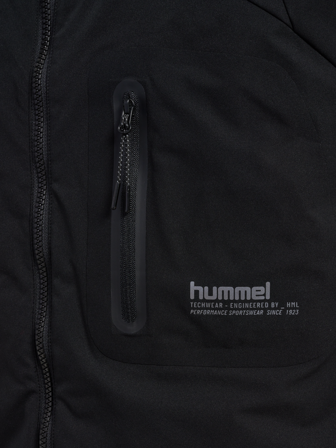 hmlTECH PADDED VEST, BLACK, packshot
