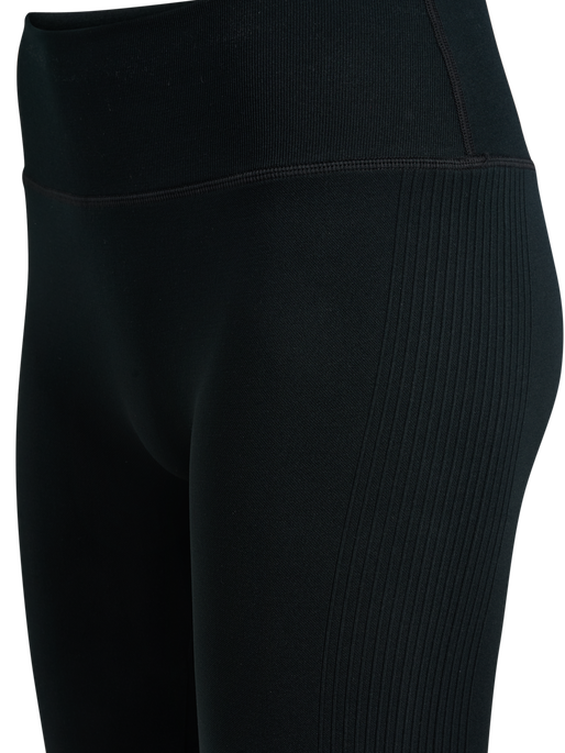 hmlHIIT SEAMLESS FLARE TIGHTS, BLACK hmlHIIT SEAMLESS FLARE TIGHTS, BLACK, packshot