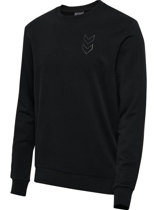 hmlACTIVE SWEATSHIRT, BLACK, packshot
