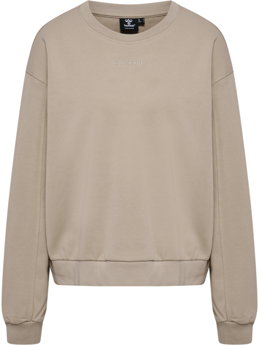 hmlMT DHYANI SWEATSHIRT, SIMPLY TAUPE hmlMT DHYANI SWEATSHIRT, SIMPLY TAUPE, packshot