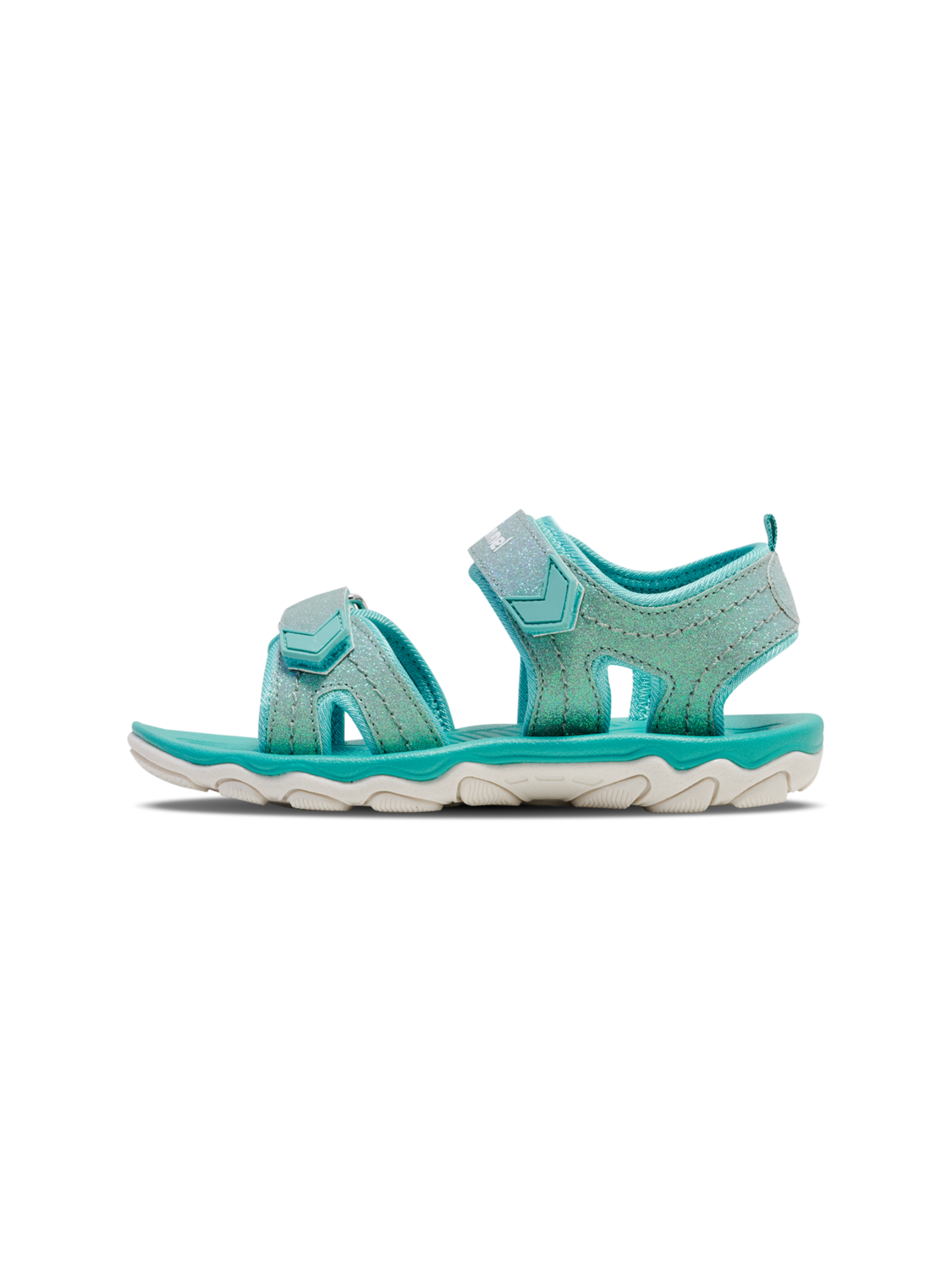SANDAL SPORT GLITTER JR, BLUE SURF, packshot