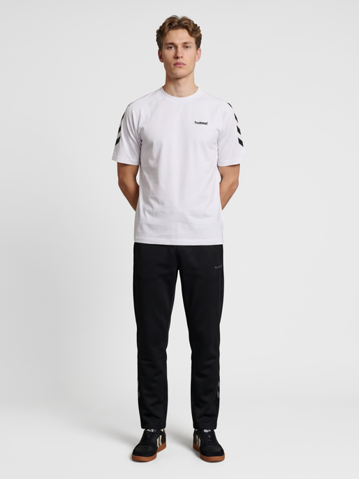 hmlKEEPER CHEVRON T-SHIRT S/S, WHITE, model