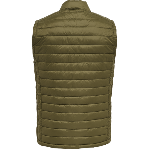 hmlRED QUILTED WAISTCOAT, DARK OLIVE, packshot