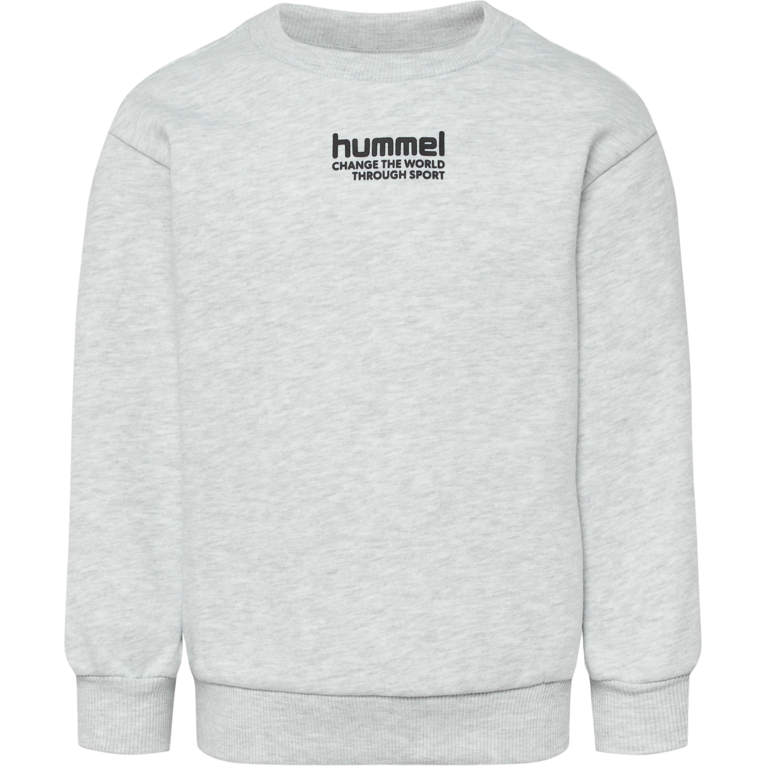 hmlPURE SWEATSHIRT, ULTRA LIGHT GREY MELANGE, packshot