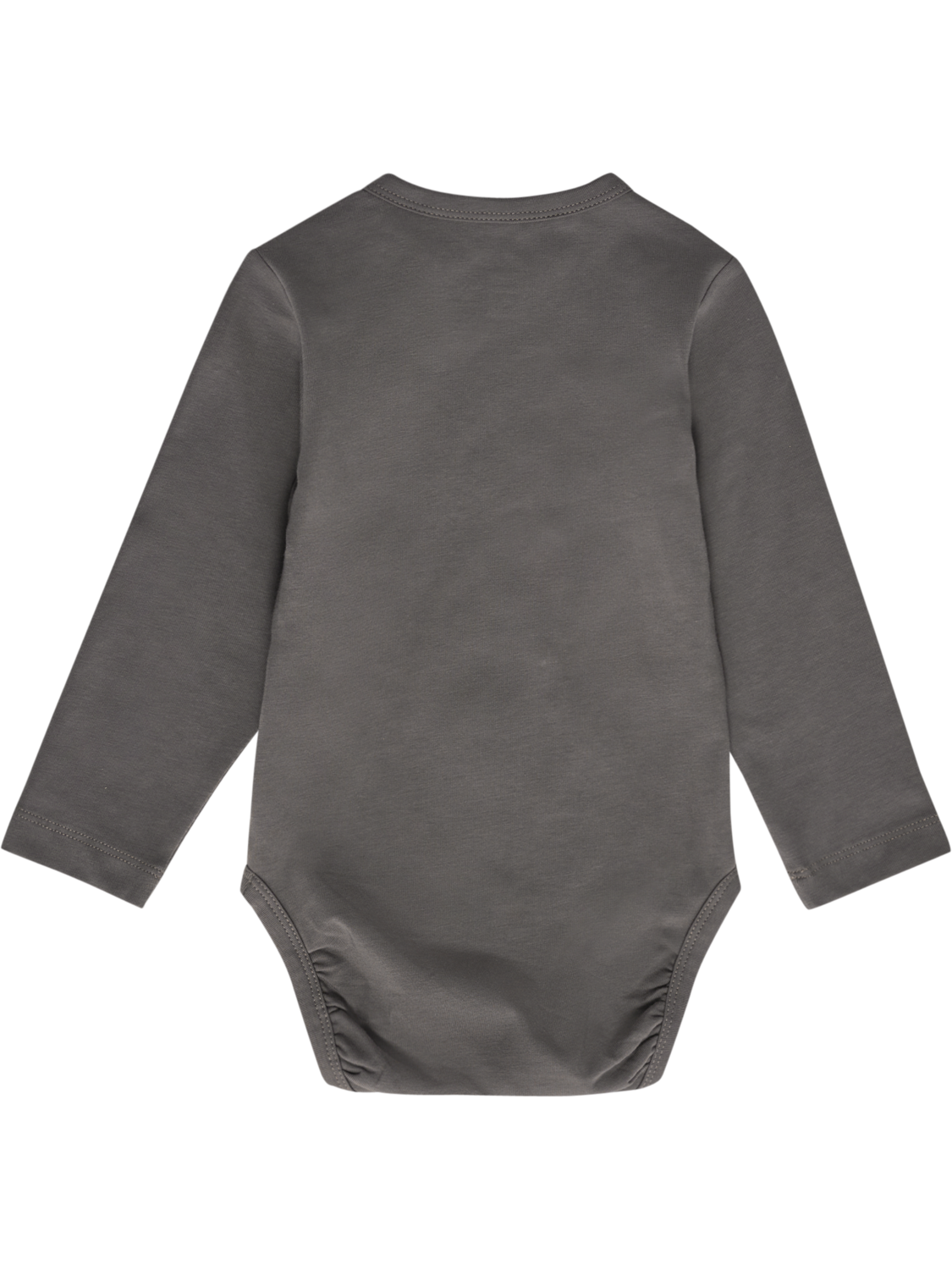 hmlMINI LOGO BODY L/S, DARK GULL GRAY, packshot