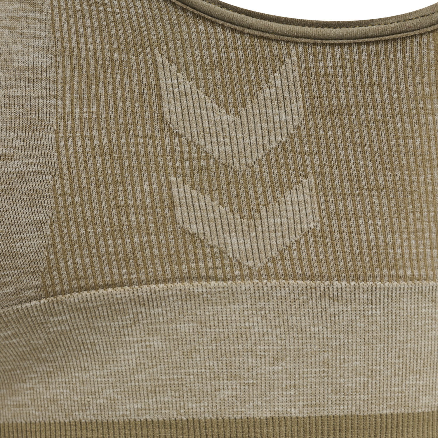 hmlMT UNA SEAMLESS SPORTS TOP, VETIVER MELANGE, packshot