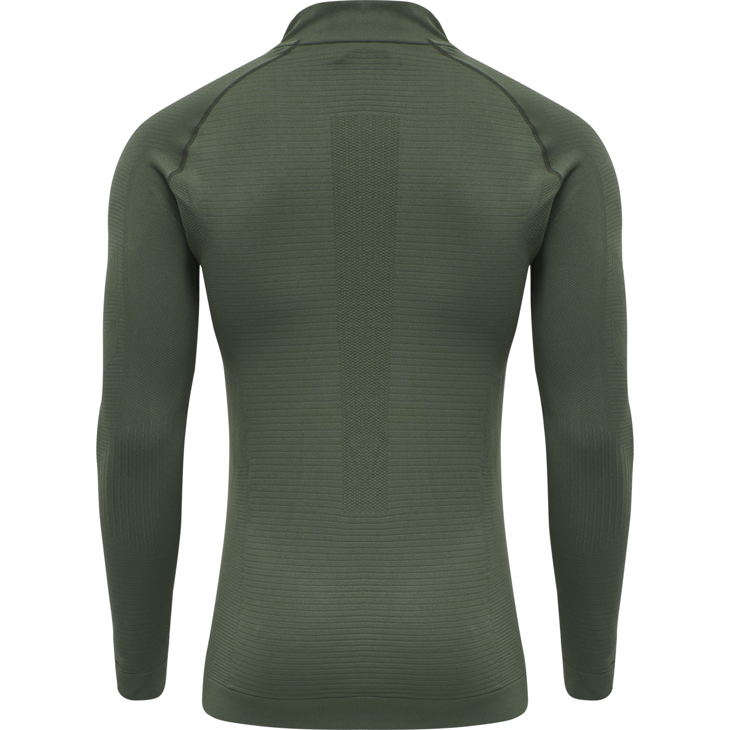 hmlSTROKE SEAMLESS HALF ZIP, THYME, packshot