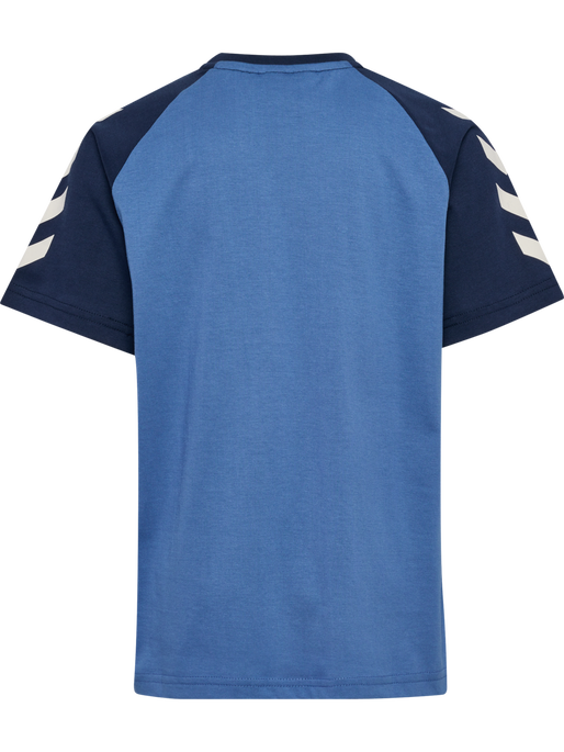 hmlJR LOGO T-SHIRT S/S, DUTCH BLUE, packshot